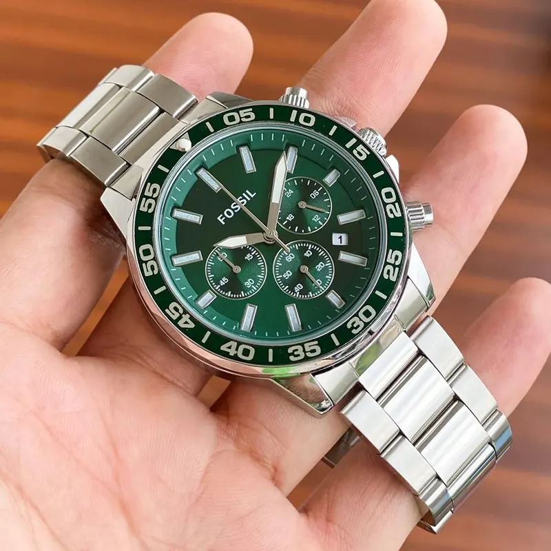 Fossil Bannon Multifunction Green Dial Men's Watch- BQ2492